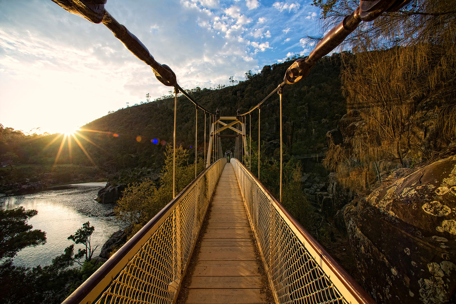 Suspension bridge, Cataract Gorge